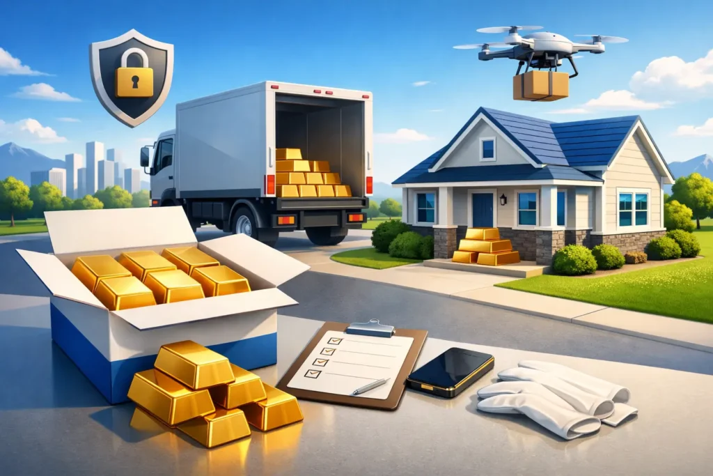 Buy Gold Bullion for Home Delivery Without the Games