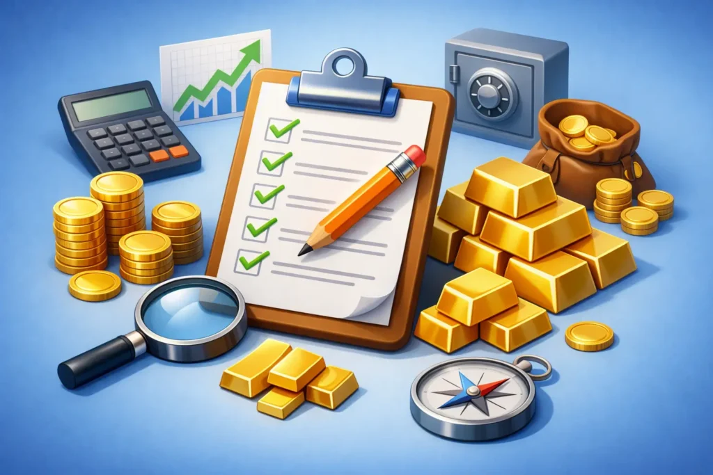 Physical Gold Buying Checklist: 10 Steps